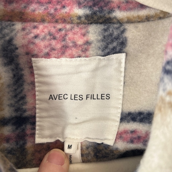 Zip-Front Printed Jacket by Avec Les Filles - Picture 4 of 8